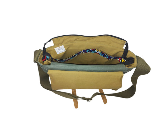 African Print Fusion Bag | African Print Bag | Mtoko Designs