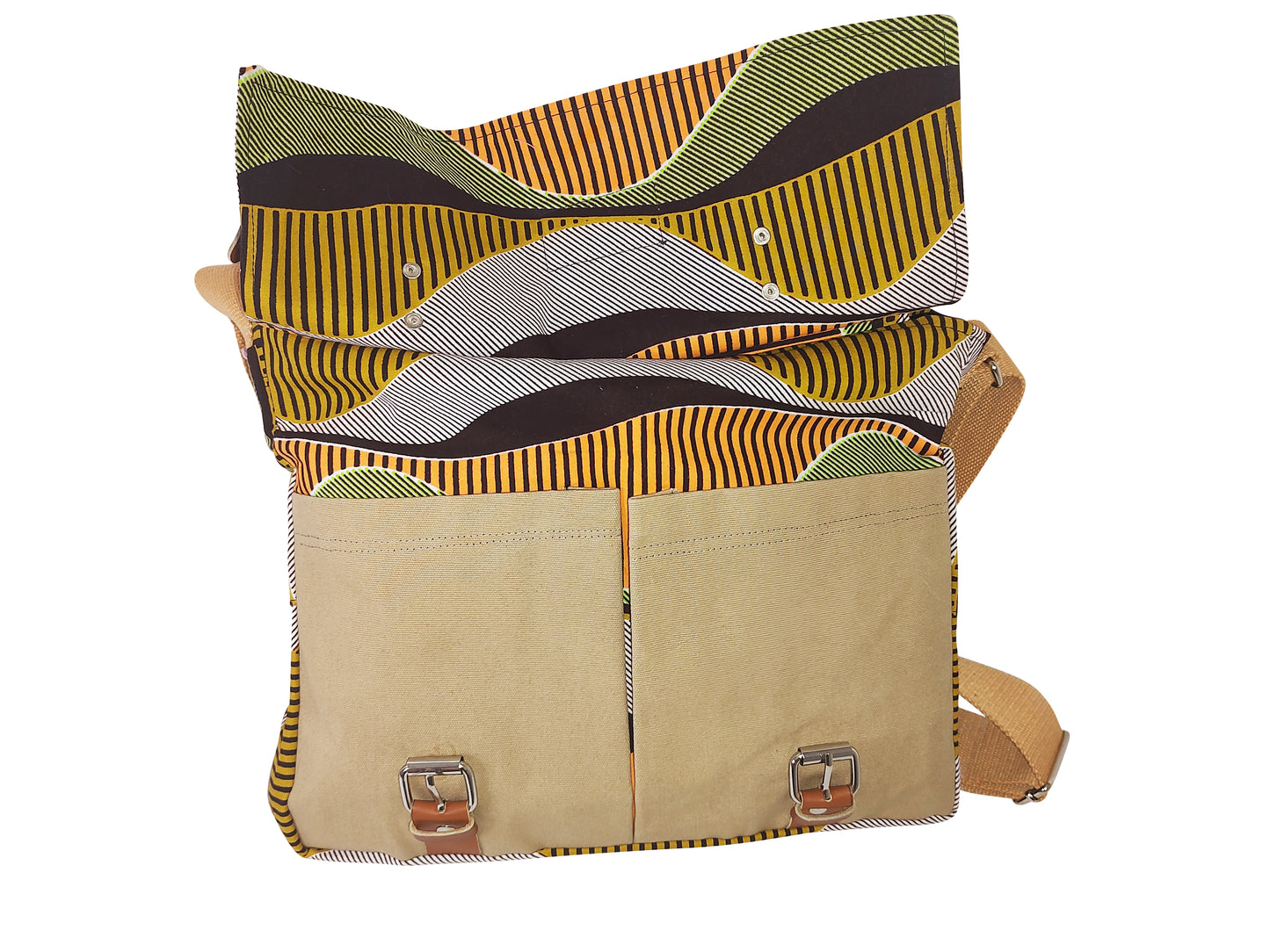 African Print Handmade Bag  | African Print Fusion Bag | Mtoko Designs