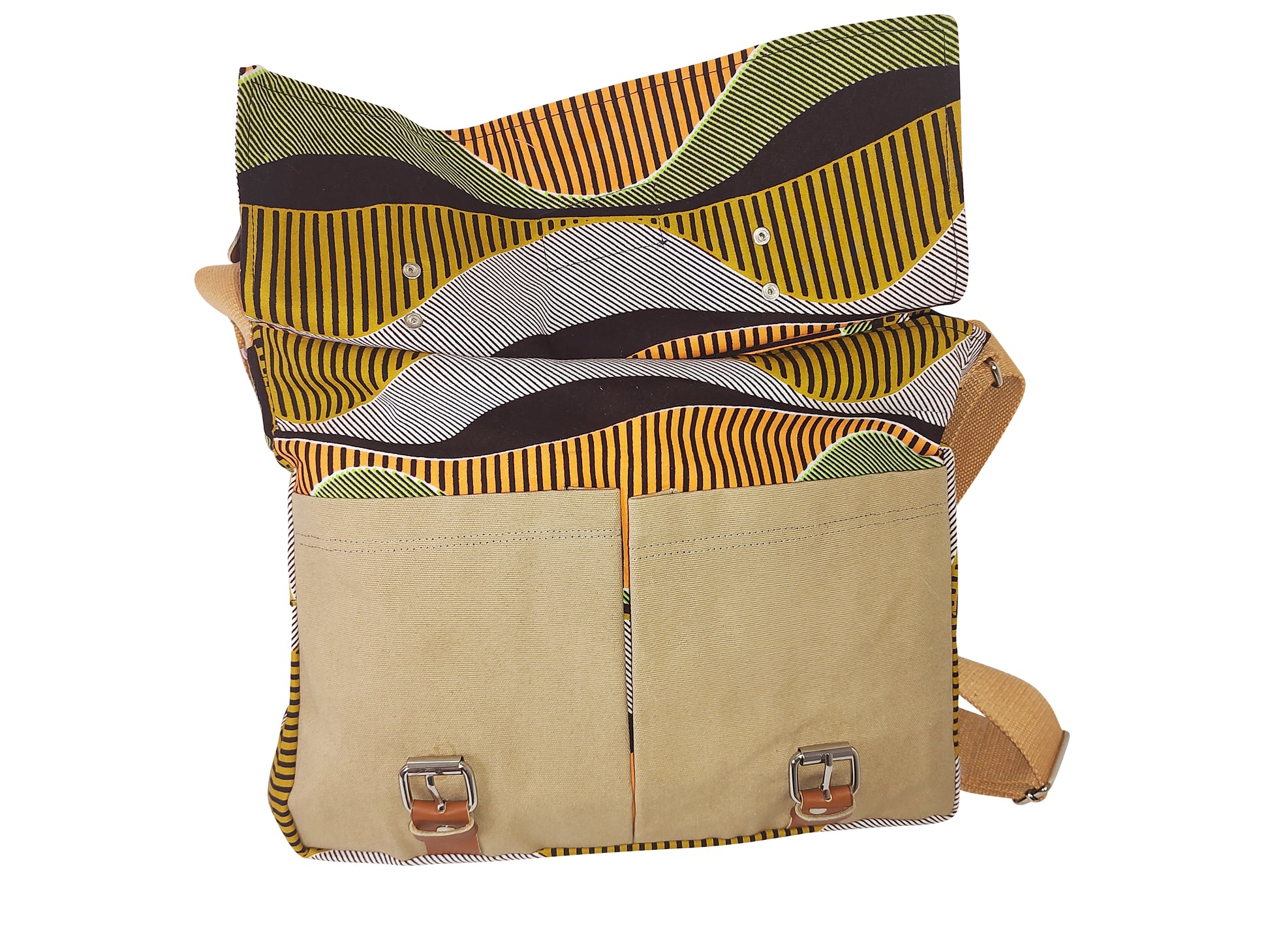 African Print Handmade Bag  | African Print Fusion Bag | Mtoko Designs