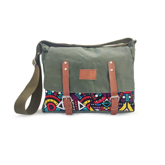 African Print Fusion Bag | African Print Bag | Mtoko Designs